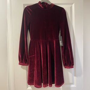 Lulus Long sleeve Velvet Dress